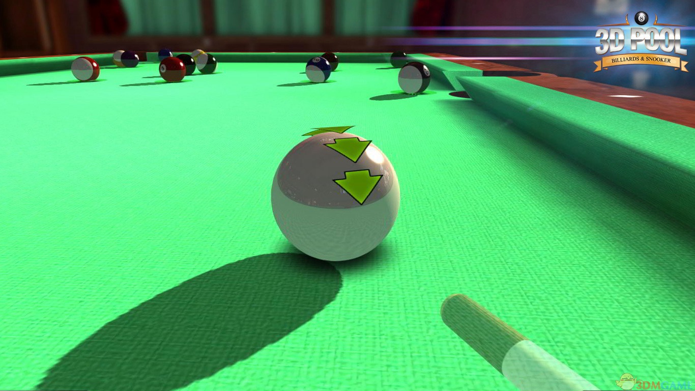 《3D桌球：台球与斯诺克》英文硬盘版 游戏截图 2